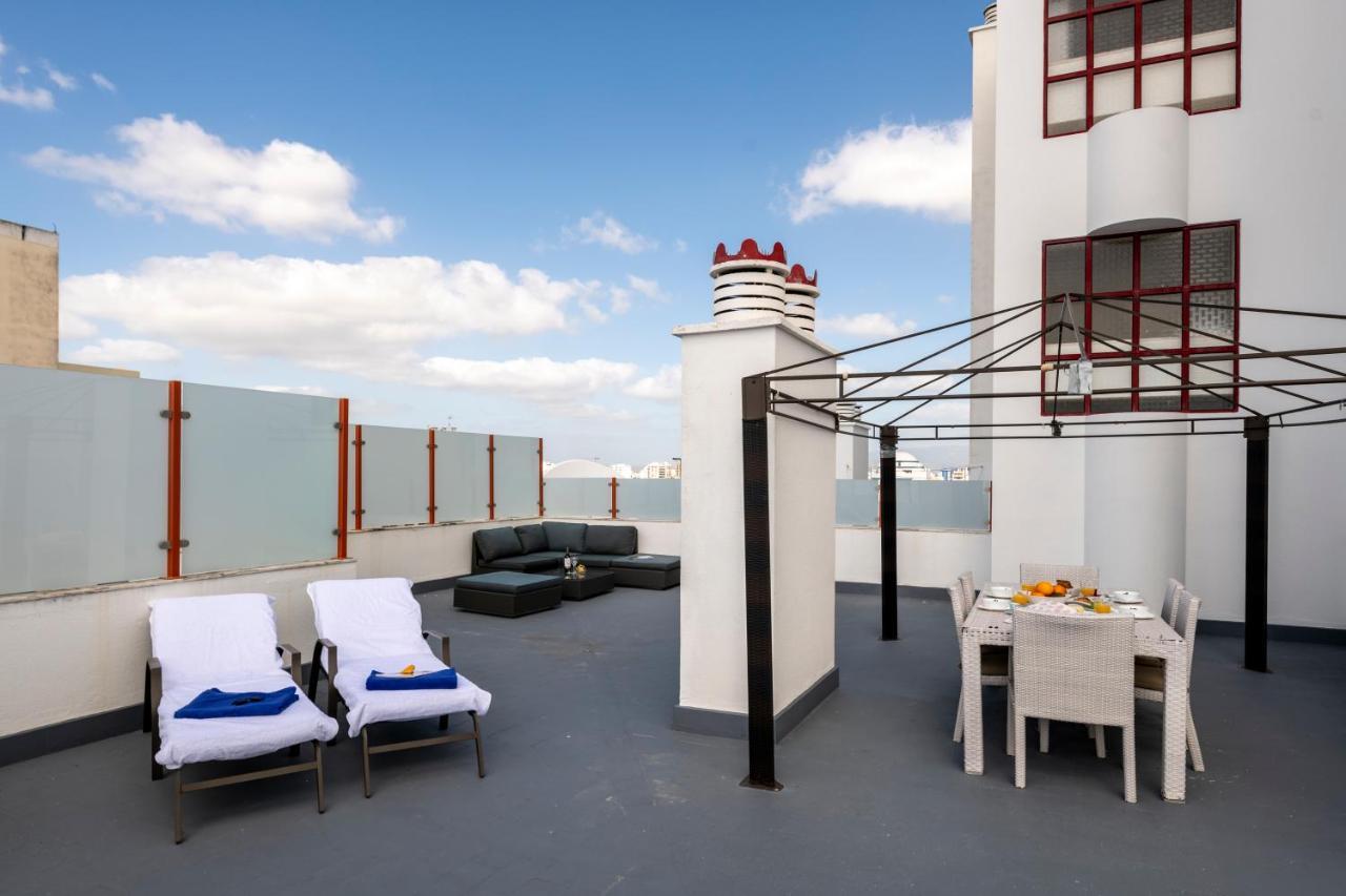 Appartement Luxueux 4 Pieces, Terrasse 120M2 Vue Mer Praia Da Rocha ポルティマン エクステリア 写真